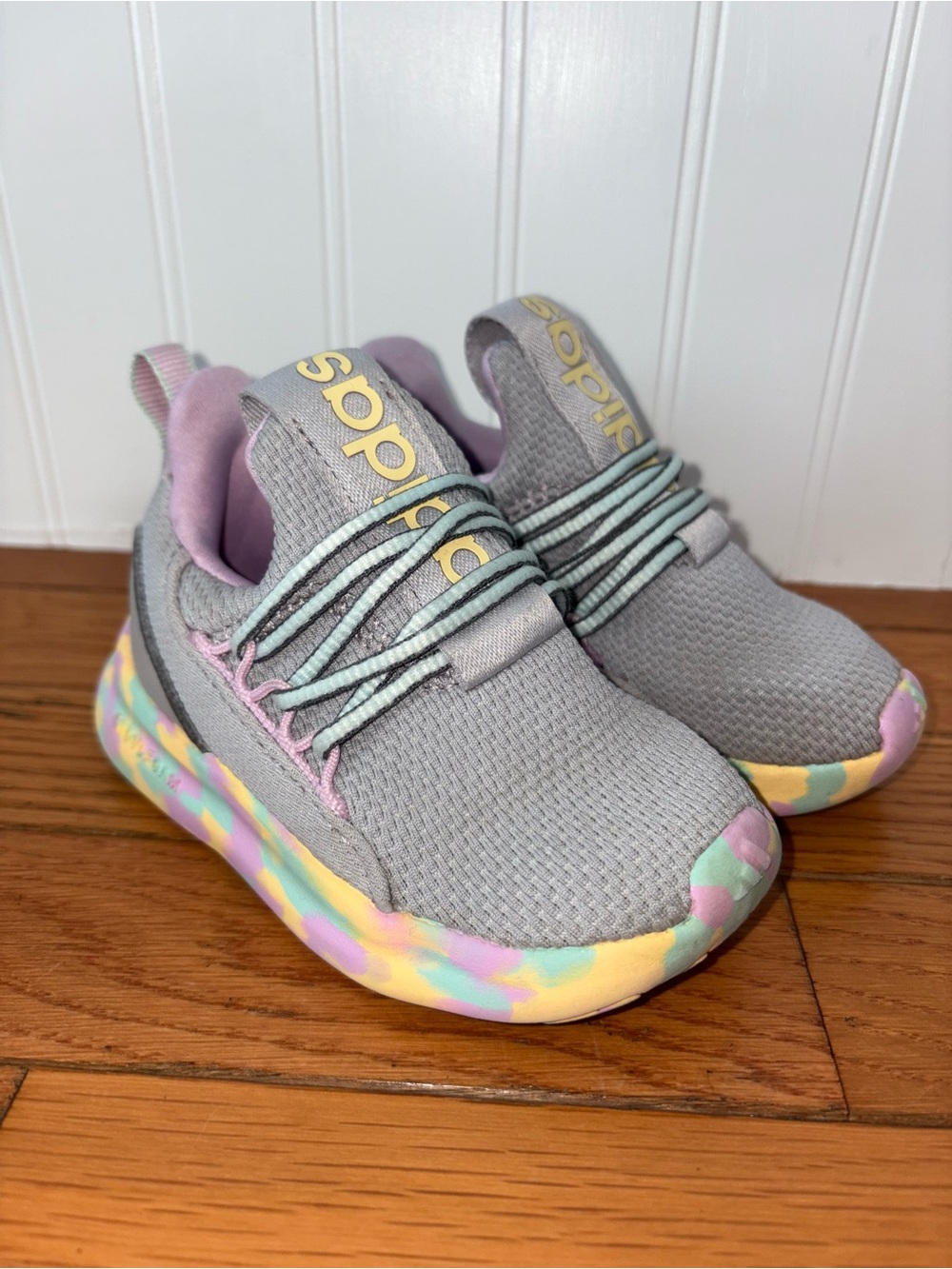 adidas Lite Racer Adapt 7.0 Multicolor Athletic Shoes Baby Girl 7